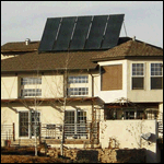 Solar thermal roof panels